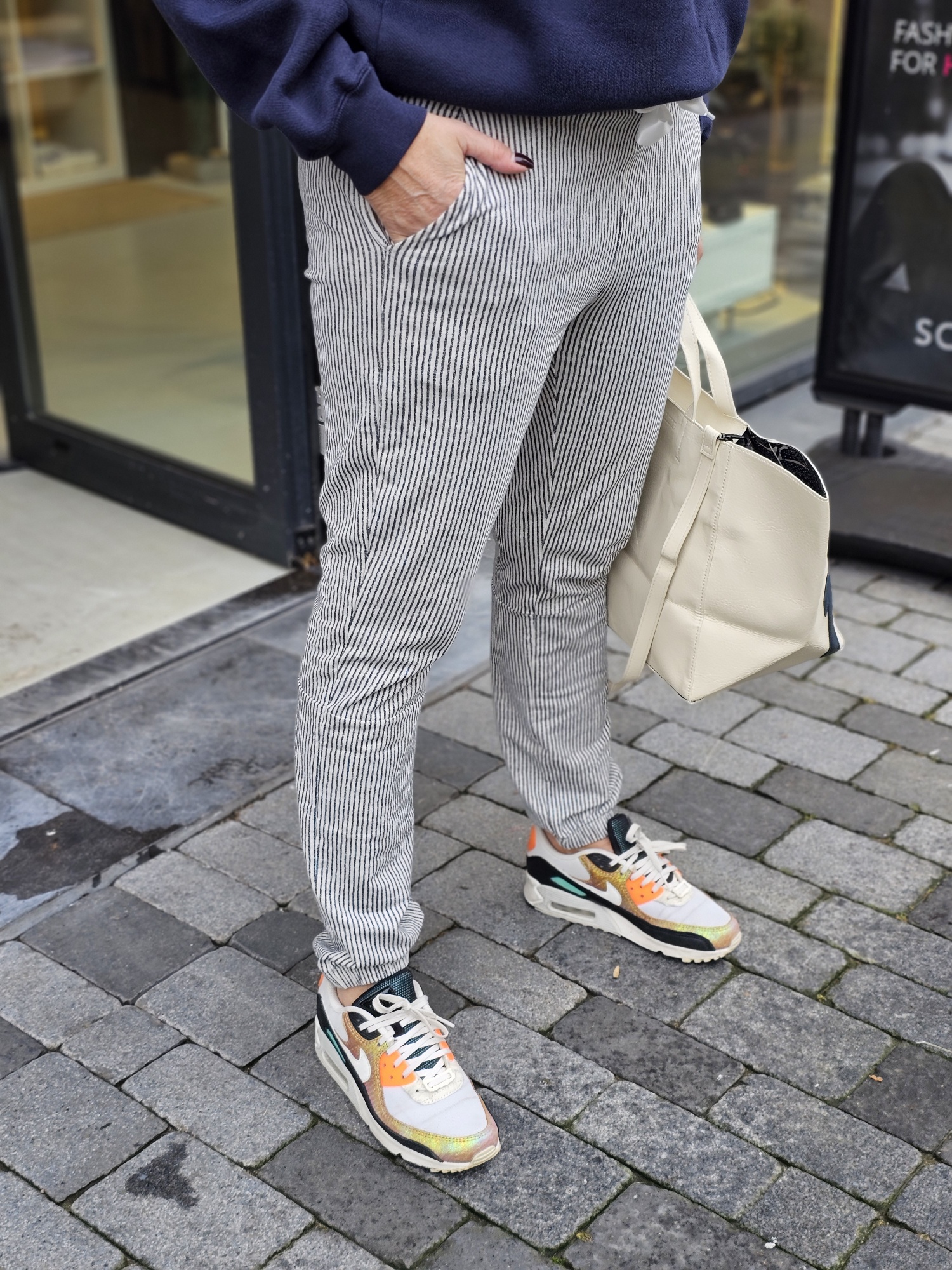 10DAYS JOGGER DENIM STREEP Scavare Mode